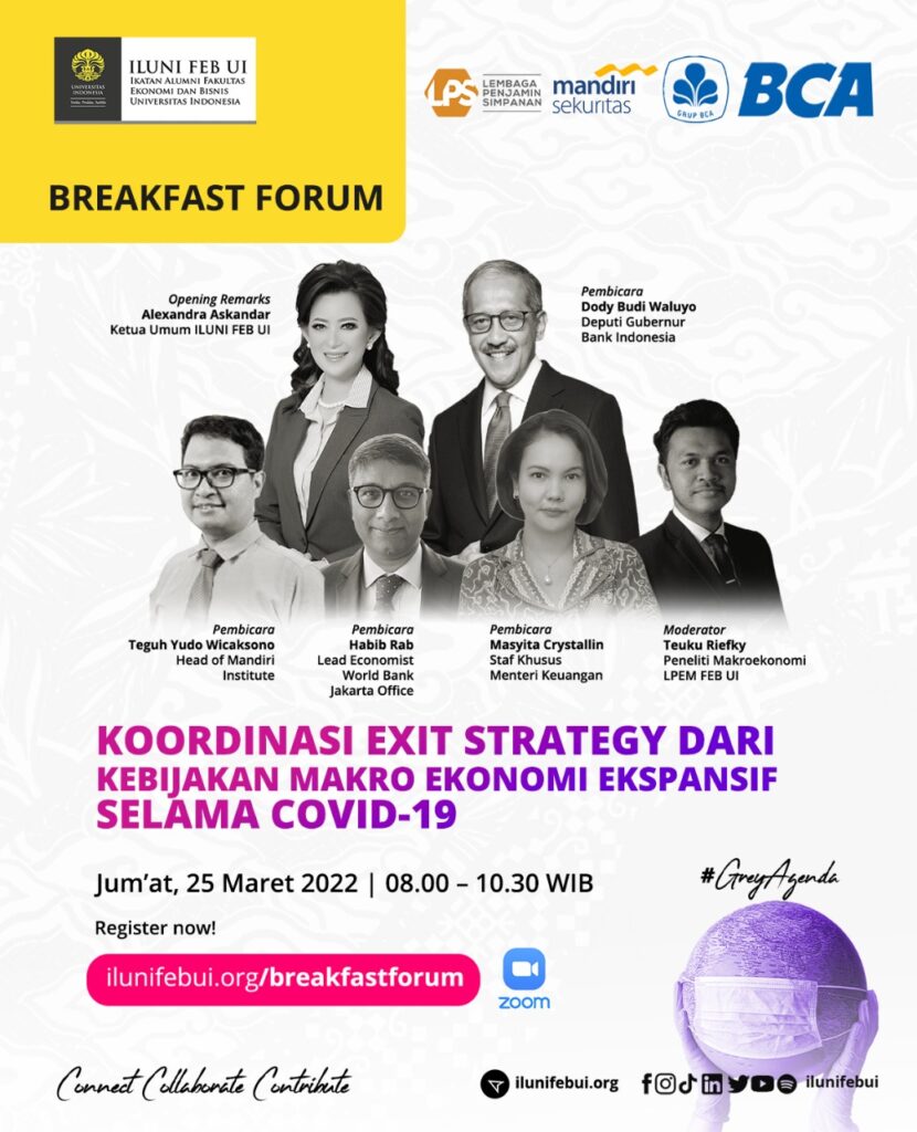 Breakfast Forum | Koordinasi Exit Strategy dari Kebijakan Makroekonomi Ekspansif selama Covid-19