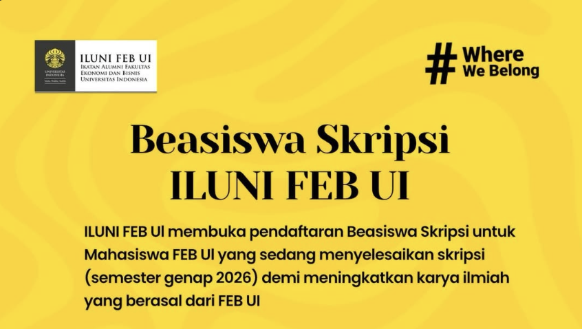 Pengumuman Beasiswa Skripsi 2026